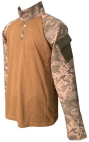 Сорочка Tactic4Profi УБАКС ріпстоп-кулмакс піксель-койот з довгим рукавом L