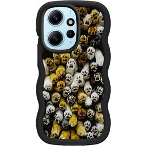 Чехол TPU Cloudy Pictures для Xiaomi Redmi Note 12 4G Paws