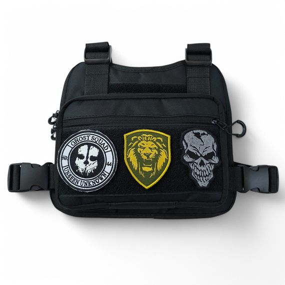 Тактична сумка несесер, Сумка нагрудна водонепроникна Чоловіча тактична з кордури VJ-87 | Зображення 1