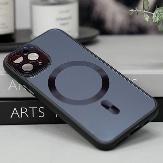 Чохол TPU+Glass Sapphire Midnight with MagSafe для Apple iPhone 15 Pro Max (6.7") | Зображення 3