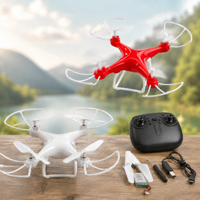 Квадрокоптер з камерою та пультом керування / Дрон зі стабілізацією Drone X8