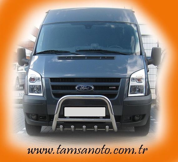 Кенгурятник WT003 (2006-2014, нерж.) для Ford Transit | Зображення 4