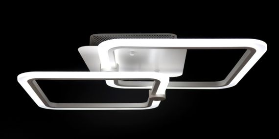 Люстра світлодіодна стельова LED світильник для квартири на стелю лед з пультом 25765 Білий 10х41х63 см. | Зображення 1