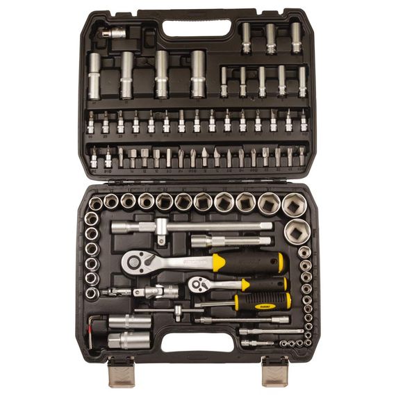 Набір насадок торцевих і біт Sigma 1/4", 1/2" 94 шт CrV mid (6003761) | Зображення 5