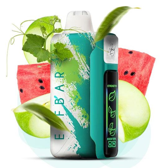Elf Bar Nic King 30000. Кисле Яблуко Кавун (Sour Apple Watermelon)