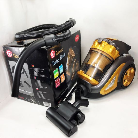 Пилосос для сухого прибирання з турбощіткою Domotec MS-4408 3600 Вт без мішка колбовий циклонний для дому контейнерний | Зображення 1