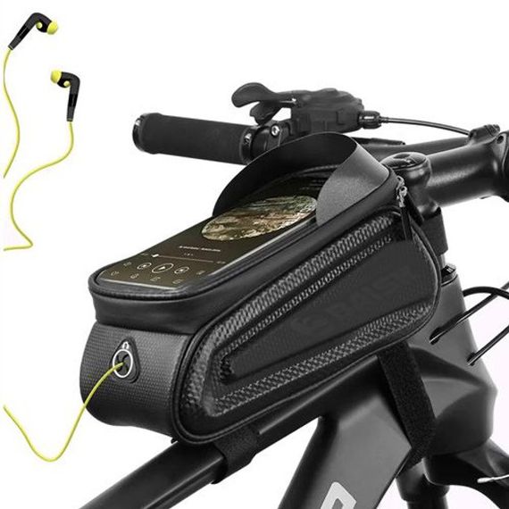 Велосумка F003/221G на руль с отделением под смартфон 23.5x10x14см LH-60 | Зображення 1