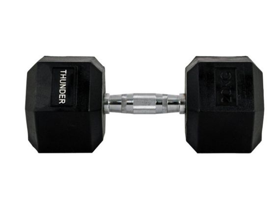 Гантель шестигранна Thunder 20 кг (HEXAGONAL-DUMBBELLS-20KG)