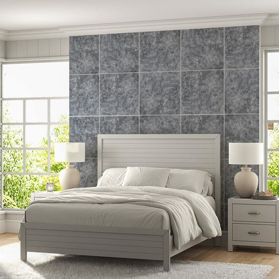 Декоративна ПВХ плита 600х600х3мм Попелястий мармур (S) SW-00001626 | Зображення 5