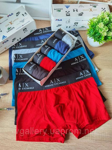 Чоловічі труси Armani Exchange, чоловічі боксери Армані, бавовняні труси Армані Преміум якості XXL | Зображення 3