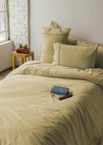 Постільна білизна Issimo Drope Poplin 200 х 220 см Saphron