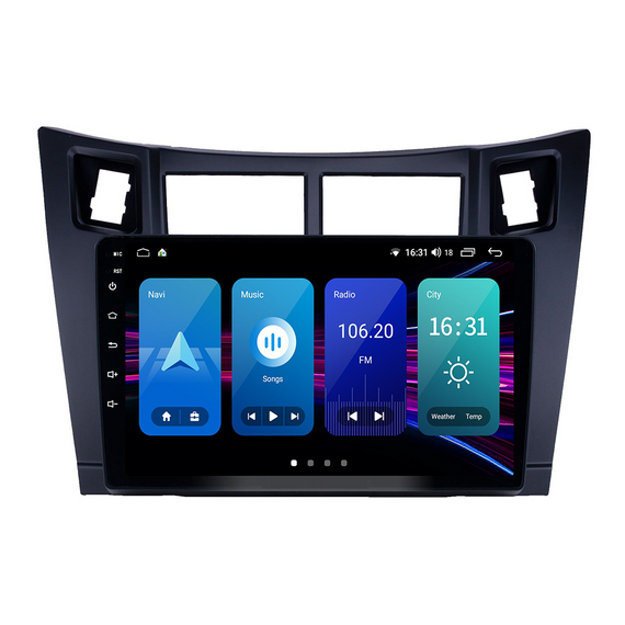 Штатна магнітола Torssen Toyota Yaris Vios 05-11 black NF9 | Зображення 1