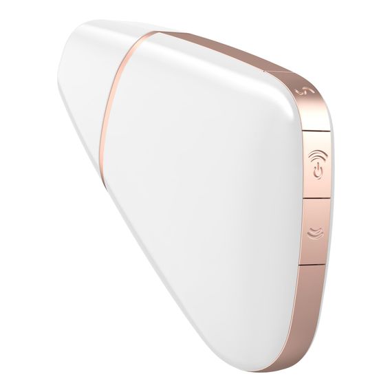 Вакуумний кліторальний стимулятор Satisfyer Love Triangle White з керуванням через інтернет | Зображення 3