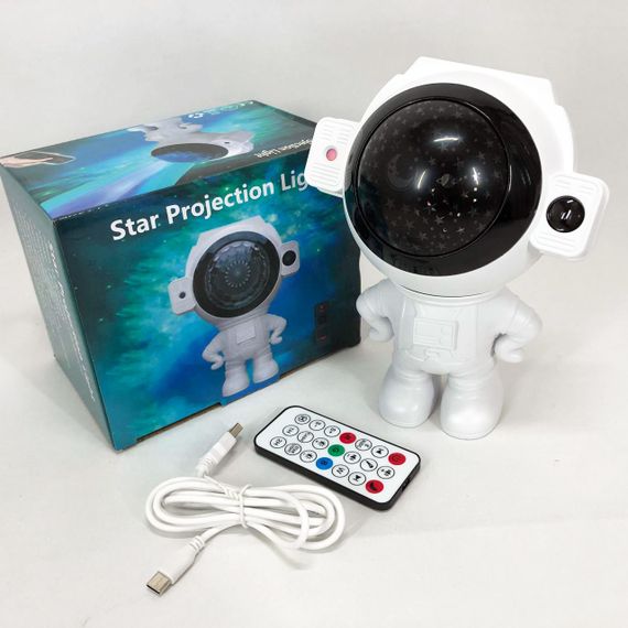 Зірковий 3D проектор Astronaut, Лазерний проектор зіркового неба галактики, Проектор світильник астронавт | Зображення 5