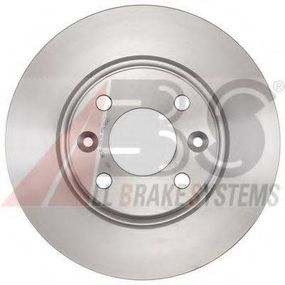 Диск гальмівний DACIA LOGAN 1.2 1.5 2012-, SANDERO 2012-, RENAULT CLIO IV 2012- передн. (вир-во ABS) A.B.S. 18316 на DACIA SANDERO II