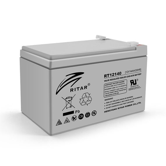 Акумуляторна батарея AGM RITAR RT12140H, Gray Case