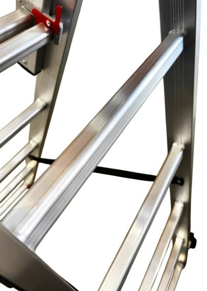 Драбина алюмінієва трисекційна GTM KME307 3x7 сходинок 1.9-4.07м (KME307) (39944) | Зображення 7