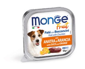 Корм Monge Dog Fruit Anatra вологий з качкою для дорослих собак 100 гр