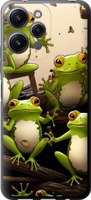 Чехол на Xiaomi Redmi 12 Жабки "5656u-3114-17620"