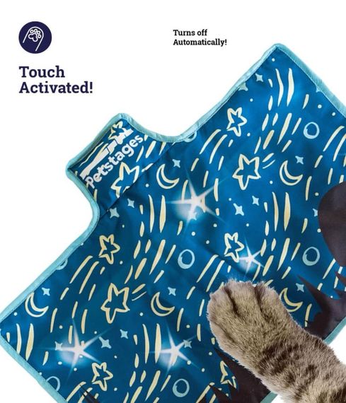 Ігровий світний килимок для котів Petstages Swat & Play Quiet Mat, 42 см х 26 см | Зображення 1