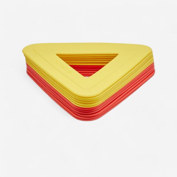 Пласкі диски 12 штук оранжеві/жовті - Без розміру