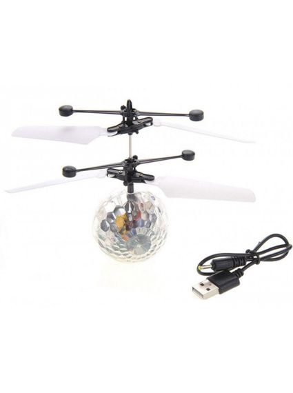 Іграшка літаючий музичний куля «Flying Ball» Sensor Led підсвічування з міцного пластику EL-1275 | Зображення 1