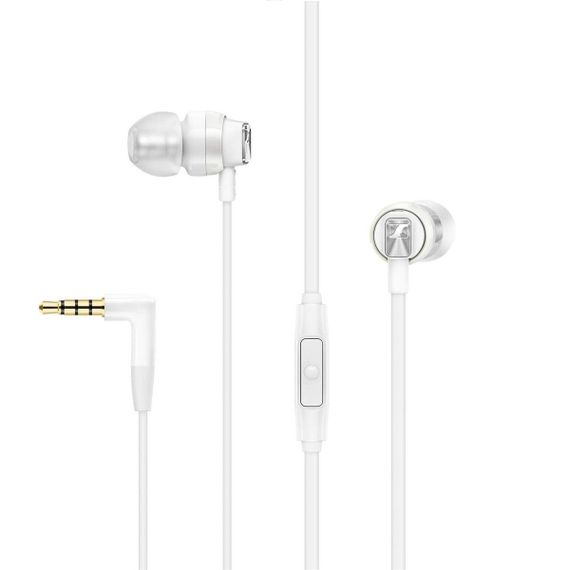 Навушники Sennheiser CX 300S з басами, 3,5 мм, музика, стереогарнітура HIFI для iPhone, Android Білі