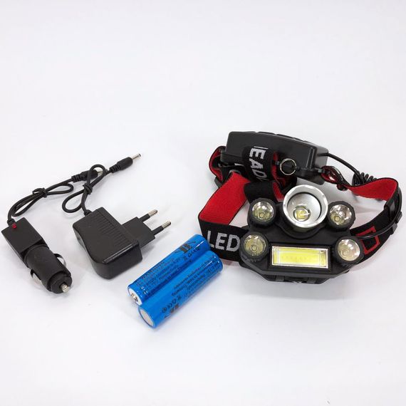 Очень мощный налобный фонарь, Фонарик диодный налобный фонарь с ремешком на голову LD-13 | Зображення 4