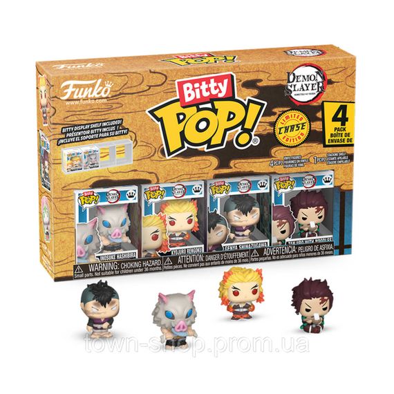 Набор игровых фигурок Bitty POP! серии Убийца демонов (4 фигурки в асс.) | Зображення 1