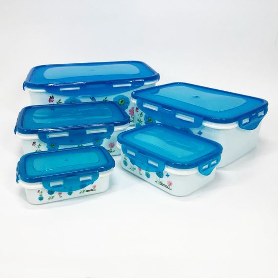 Набор контейнеров UNIQUE UN-1514 5шт. Цвет: голубой CQ-35 | Зображення 5