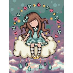 Картина по номерам "April's Showers Santoro Gorjuss Collection" KHO8672, 30х40 см
