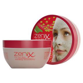 Глиняная маска Zenix для лица с ароматом клубники 350 г