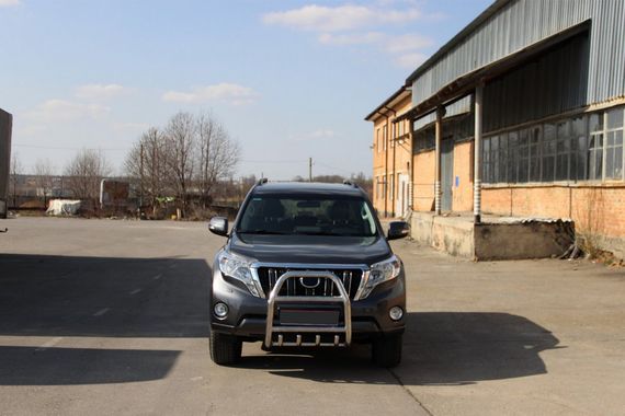 Кенгурятник QT007 (нерж) для Toyota Land Cruiser Prado 150 | Зображення 2