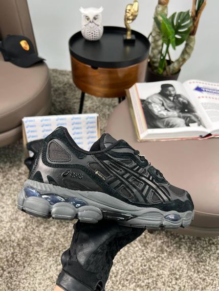 Чоловічі кросівки ASICS Gel-NYC Gore-Tex Black Grey (термо) , В'єтнам 44 28 | Зображення 2