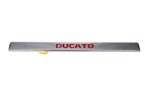 Планка над номером LED (нерж.) Синя підсвітка для Fiat Ducato 2006-2024 та рр