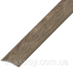 Пороговая планка разных цветов 50*3 мм полукруглая ламинированная 270, дуб капучино