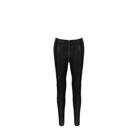 Леггинсы сексуальные со змеиным принтом XL F274 Noir Handmade, черные Sex Aura | Зображення 4