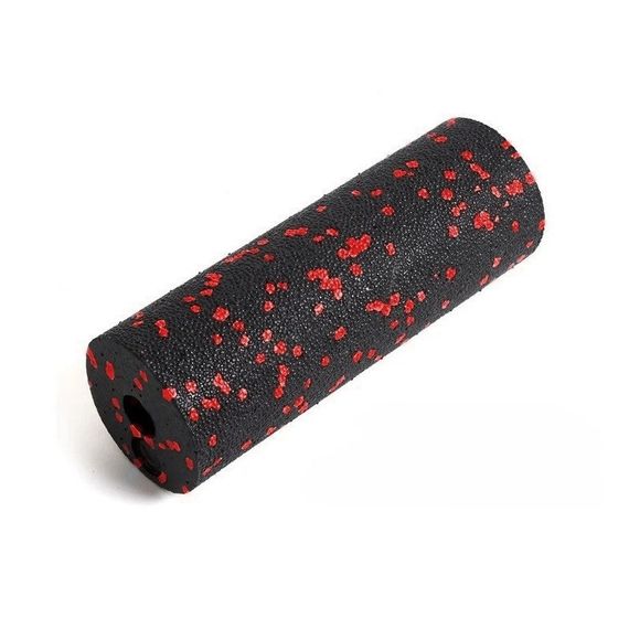 Набір для масажу та йоги PowerPlay PP_4091 EPP (2 м'ячики + валик масажер 15*5,3 см.) Red + резинка 11кг. опір | Зображення 3