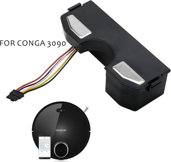 Акумулятор для пилососу Cecotec Conga 3090, 3091, 3092, 1690, 1890, 2090, 2290 змінна батарея Li-ion 14.4В 3500 мАгод