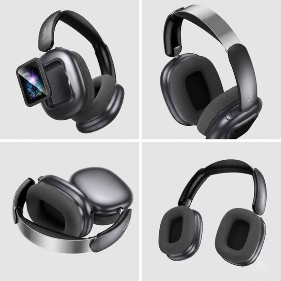 Бездротові навушники Hoco Pro Max ESD23 з дисплеєм ANC (Чорний) | Зображення 7