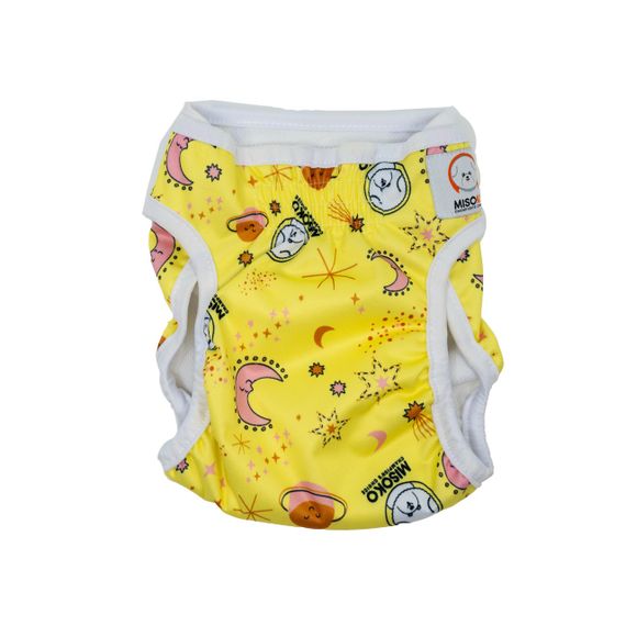 Комплект багаторазових підгузків для собак-самок Misoko&Co, малюнок Луг, розмір L, 3 шт | Зображення 3