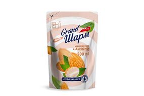 Мило туалетне рідке Grand Шарм Молочний протеїн і мигдаль 500 мл (дампак) 0835841
