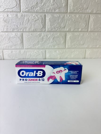 ORAL-B дитяча зубна паста Pro-Junior від 6 до 12 років