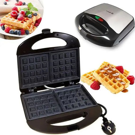 Бытовая вафельница, Качественная вафельница для вафель, Мультипекарь вафельница електро RL-74 | Зображення 6
