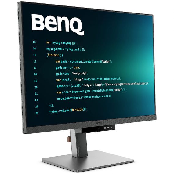 TFT 28.2" BenQ RD280U, IPS, 3840x2560, 3:2, USB-C, HDMI, DP, HAS, Pivot, колонки, металік-сірий | Зображення 5