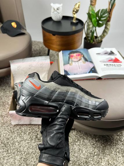 Кросівки  N1k2 M Air Max 95 PRM Black Grey Orange весна / літо / осінь A3591 43 27,5 | Зображення 5