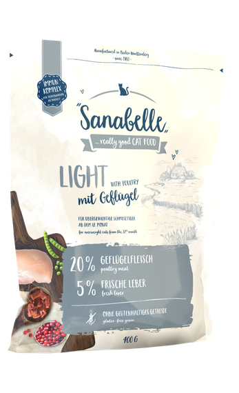 Sanabelle Light Сухий корм для кішок, схильних до повноти 400 г