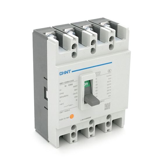 Автоматический выключатель AC CHINT NM1-125S/4300-125А 4P, 380В. 125A. 8КА/400В