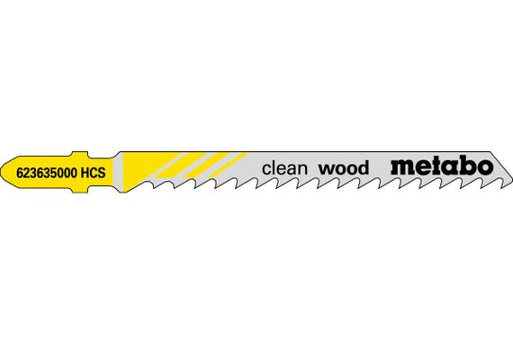 Полотно пилкове для лобзиків Metabo «CLEAN WOOD», 74/ 4,0 мм 623635000