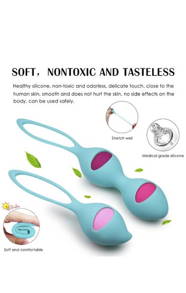 Вагинальные шарики Indi цвет бирюзовый sexstyle | Зображення 7